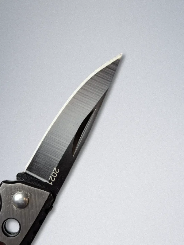 Full Stainless Steel Pocket Knife with Folding Blade - Image 5