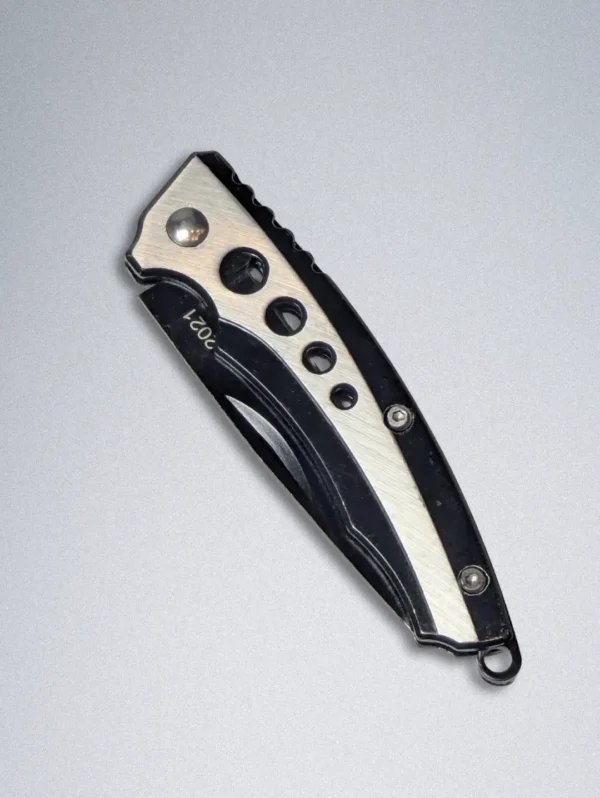 Full Stainless Steel Pocket Knife with Folding Blade - Image 4