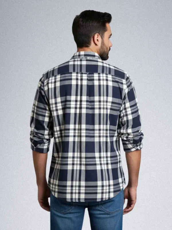 Cortefiel Casual Shirt for Men Checked Pattern - Image 3