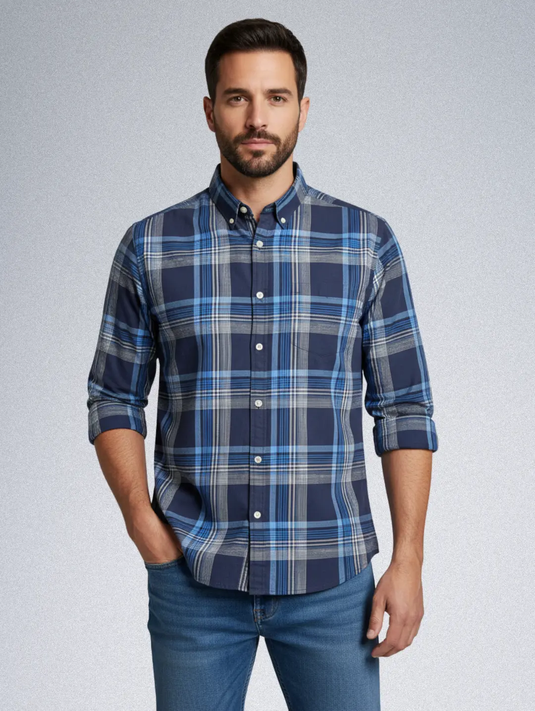 Casual Model Webp (1) Springfield Casual Shirt for Men - Image 1