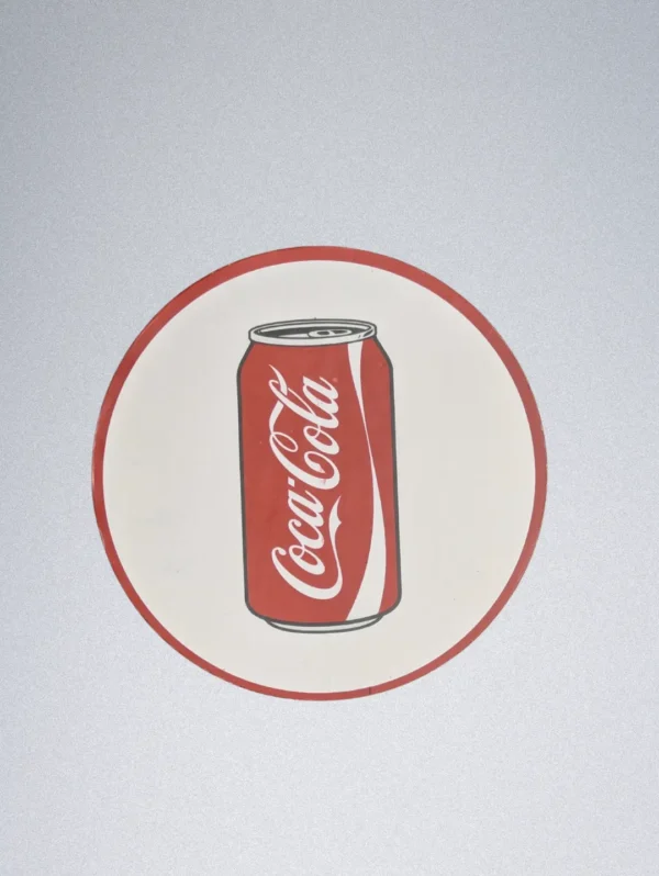 Round Coca-Cola Themed Cardboard Coasters