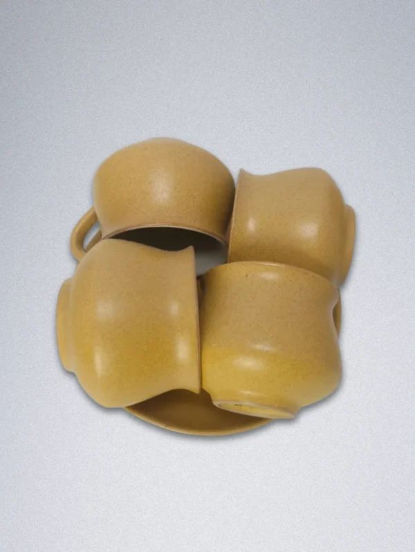 Ventage Denby UK stoneware Tea and coffee set with bowls cattle, jug and plates