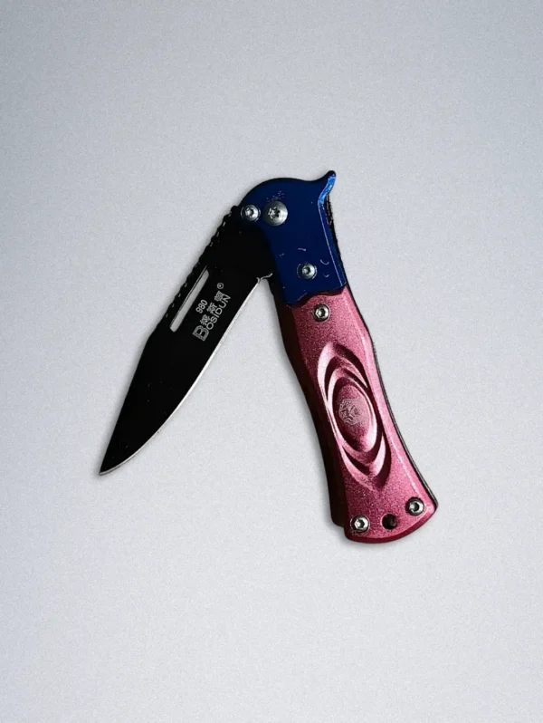 Stainless Steel Pocket Knife with Folding Blade - Image 2
