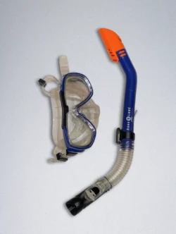 Swimming and Scuba Diving Snorkel and Glasses or shades or Glasses