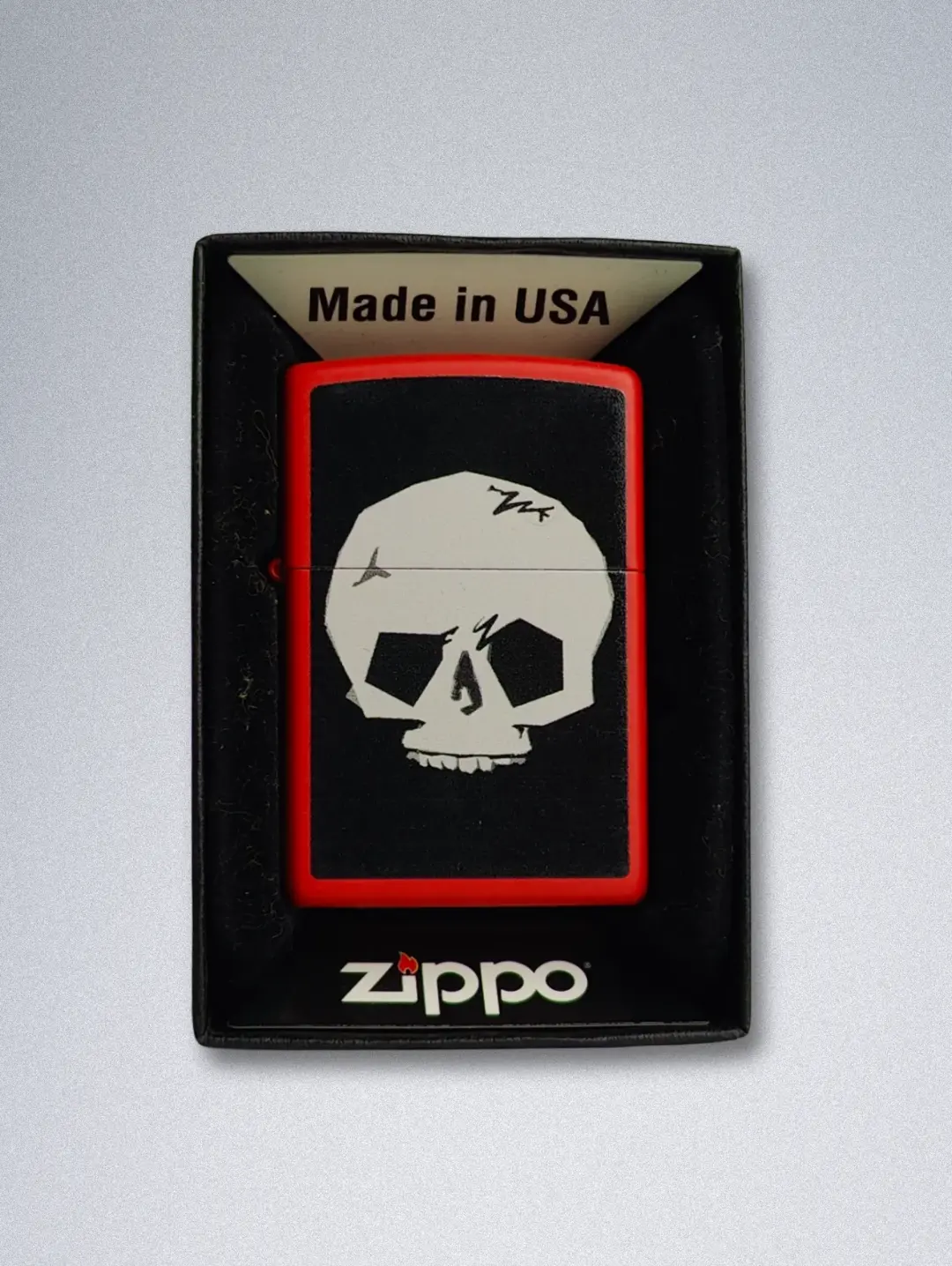 Genuine Zippo Lighter Skull Design Model 233