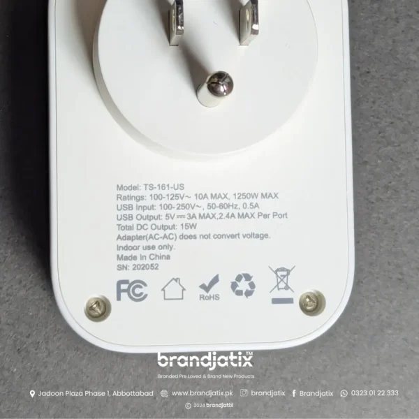 Tessan ts-161-us multi purpose travel adopter and charger with 3 USB A ports