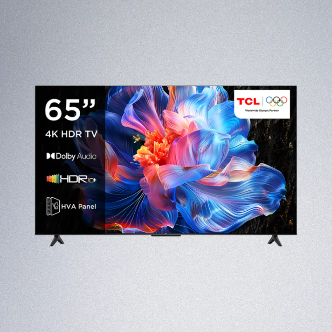 TCL P6K (12) TCL 65P6K 65-inch 4K UHD LED TV | HDR10 | Google TV | Dolby Audio - Image 1